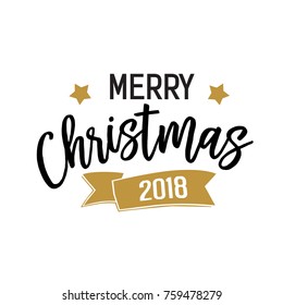 Merry Christmas 2018 banner