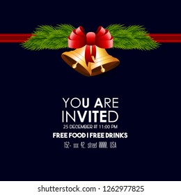 Merry Christmas 2019 Background. Abstract vector Template