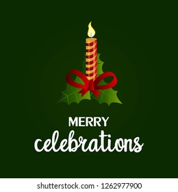 Merry Christmas 2019 Background. Abstract vector Template