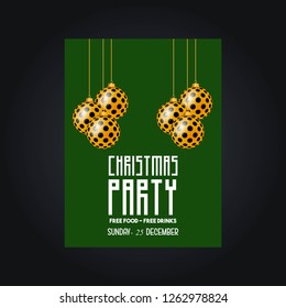 Merry Christmas 2019 Background. Abstract vector Template