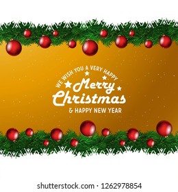 Merry Christmas 2019 Background. Abstract vector Template