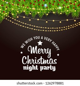 Merry Christmas 2019 Background. Abstract vector Template