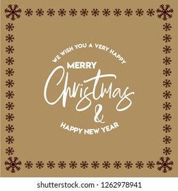 Merry Christmas 2019 Background. Abstract vector Template