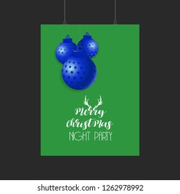 Merry Christmas 2019 Background. Abstract vector Template