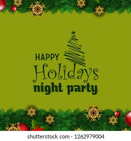 Merry Christmas 2019 Background. Abstract vector Template