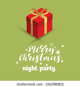 Merry Christmas 2019 Background. Abstract vector Template