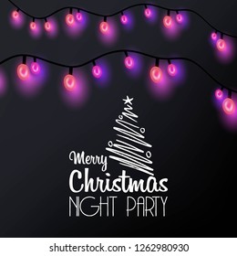 Merry Christmas 2019 Background. Abstract vector Template