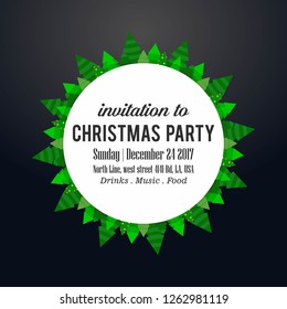 Merry Christmas 2019 Background. Abstract vector Template
