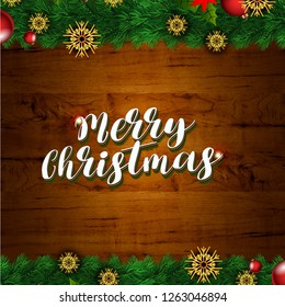Merry Christmas 2019 Background. Abstract vector Template