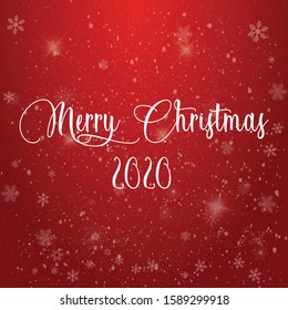 Merry Christmas 2020 Illustrator Vector. Happy New Year