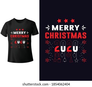 Merry christmas 2020, Christmas t-shirt design. Christmas merchandise designs. Christmas typography hand-drawn lettering for apparel fashion. Christian religion quotes saying for print.