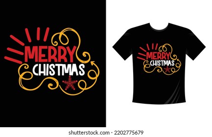  merry christmas 2022 - Christmas t shirt design vector template, snowman, snow flacks, Santa Claus, joyful ,reindeer, gnome,  merry Christmas print