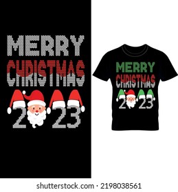 Merry Christmas 2023 T-shirt Design – Christmas T Shirt Design-Xmas Men’s T-shirt Top Tee,Christmas Shirt,Gift For Family Shirt, Christmas Shirt, Merry Christmas Family Shirts.