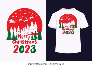 Das "Fröhliche Weihnachten 2023 T-Shirt Design" ist eine zeitlose und klassische Darstellung der Feiertage. Das Design präsentiert die Worte "Frohe Weihnachten" in einer stilvollen und eleganten Art und Weise, in der man sich 