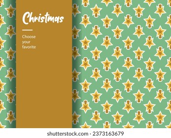 merry christmas 2024 new year cartoon icon element background pattern december winter ornament art