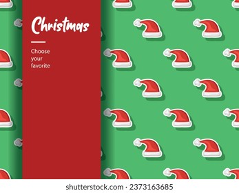 merry christmas 2024 new year cartoon icon element background pattern december winter ornament art