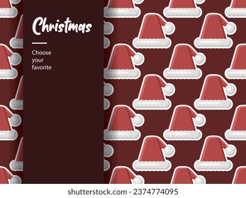 merry christmas 2024 new year cartoon icon element background pattern december winter ornament art