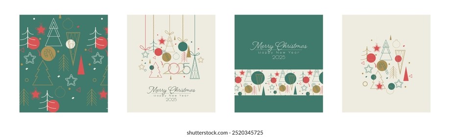 Merry Christmas 2025 card set.