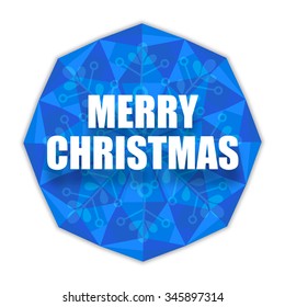 Merry Christmas Abstract Background Design