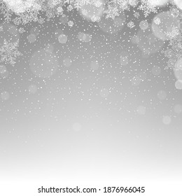 Merry Christmas Abstract Background. Snowfall illustration. 