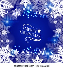 Merry Christmas abstract background. Vector illustration