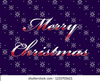 Merry Christmas abstract postcard template illustration background