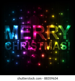 Merry Christmas. Abstract vector illustration (eps10).