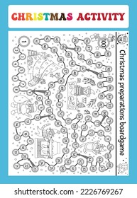 Merry Christmas Activity Worksheet .