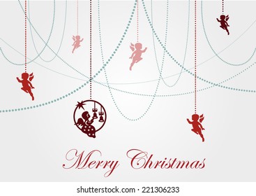 Merry Christmas angels