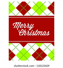 Merry Christmas Argyle