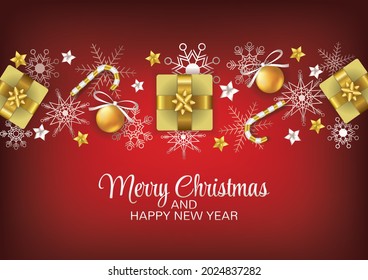 fondo vectorial de arte navideño