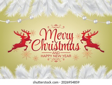 merry christmas art vector background