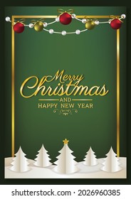 merry christmas art vector background