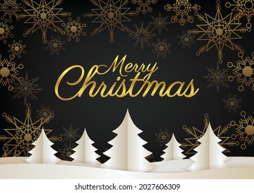 merry christmas art vector background