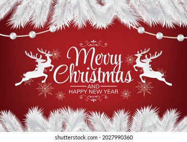 merry christmas art vector background