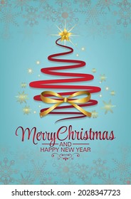 merry christmas art vector background