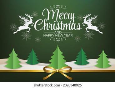 merry christmas art vector background