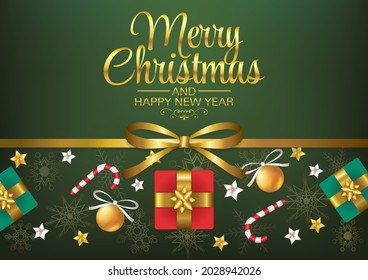 merry christmas art vector background