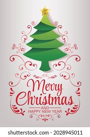 merry christmas art vector background