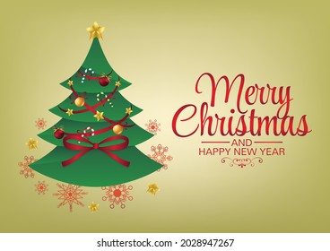 merry christmas art vector background