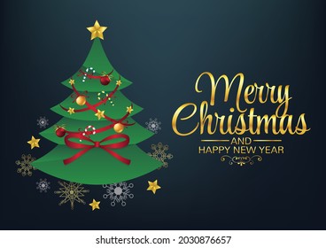 fondo vectorial de arte navideño