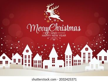 merry christmas art vector background