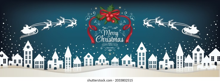 merry christmas art vector background