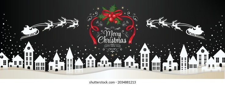 Frohe Weihnachten, Vektorhintergrund