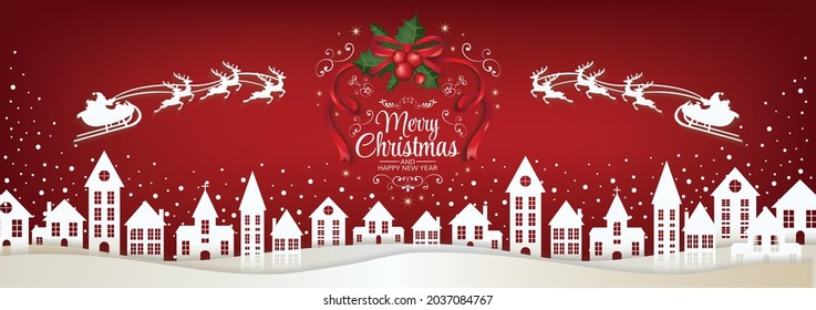 merry christmas art vector background