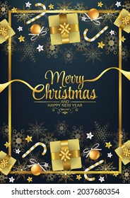merry christmas art vector background