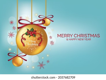 merry christmas art vector background