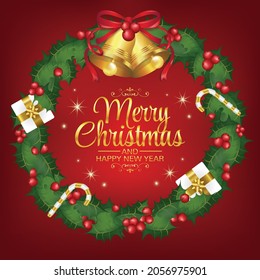 merry christmas art vector background