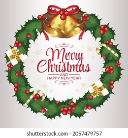 merry christmas art vector background