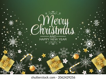 merry christmas art vector background
